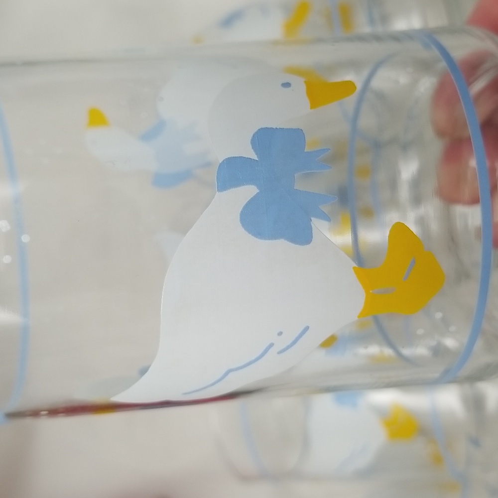 Anchor Hocking Farm Country Goose Tumbler Glasses - Picture 7 of 13